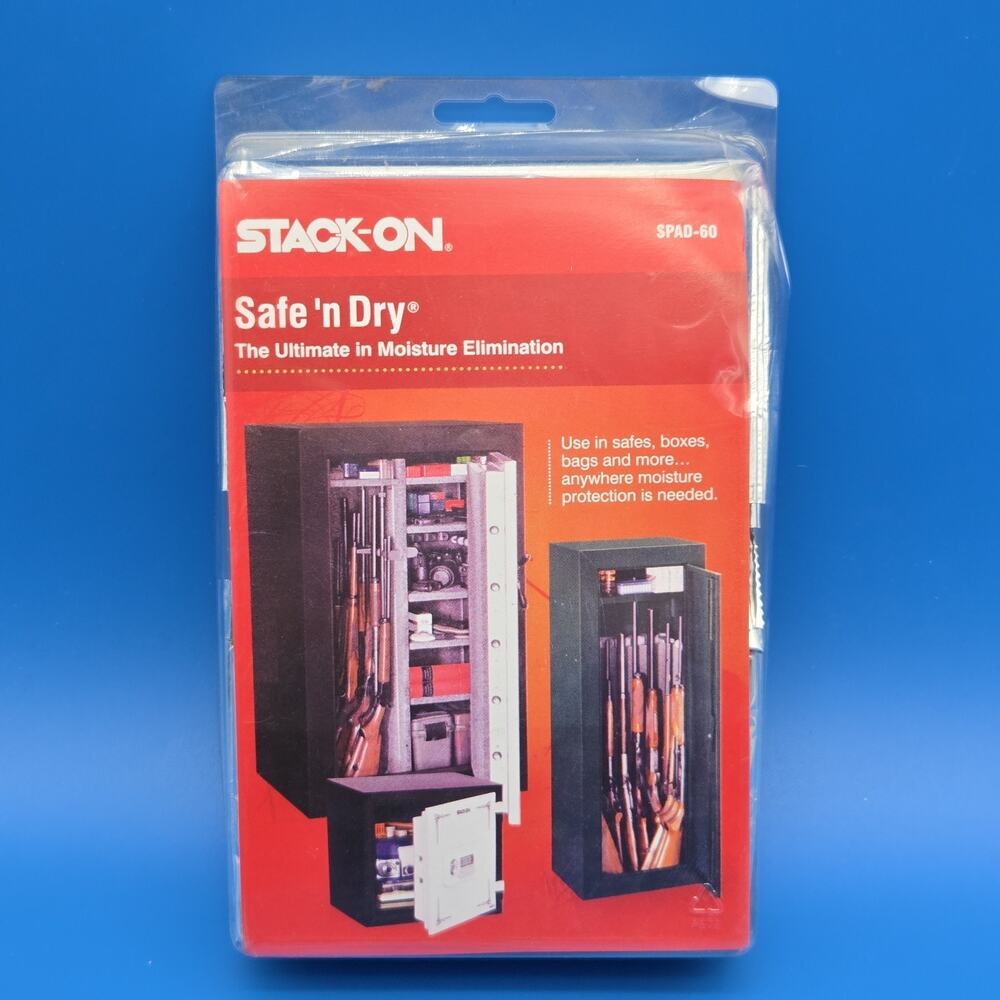 NEW Stack-On SPAD-60 Safe 'n Dry Desiccant Packets 10-Pack - Factory Sealed